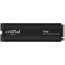 Crucial SSD 2TB T700, Heatsink, M.2 SSD, NVMe PCIe, Gen 5, CT2000T700SSD5