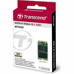Transcend SSD MTS420S 120GB M.2 42mm, 2242, SATA III,  TS120GMTS420S