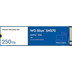 WD SSD 250GB M.2 Blue SN570 NVMe, WDS250G3B0C