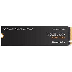 WD SSD 2TB Black SN850X NVMe, M.2, WDS200T2X0E
