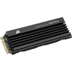 CORSAIR SSD 2TB, Gen4 MP600 PRO LPX, NVMe, TBW1400, 7100/6800 MB/s, CSSD-F2000GBMP600PLP