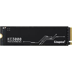 Kingston SSD 4TB, KC3000, M.2 2280, NVMe, PCIe 4.0, SKC3000D/4096G