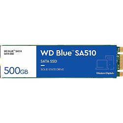 WD SSD 500GB M.2 Blue SA510 SATA, WDS500G3B0B