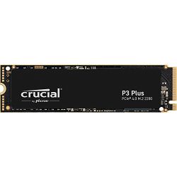 Crucial SSD 500GB P3 Plus, M.2 SSD, PCIE Gen3, NVMe, CT500P3PSSD8