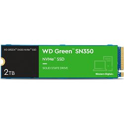 WD SSD SN350 2TB M.2 Green, WDS200T3G0C, 3200MBs/3000MBs