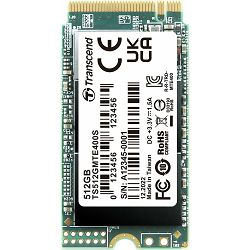 Transcend SSD MTE400S 512GB M.2 42mm, 2242,  PCIe gen3 x4, TS512GMTE400S