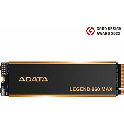 Adata SSD 2TB, LEGEND 960, PCIe 4.0 4x, M.2 2280, NVMe, ALEG-960M-2TCS