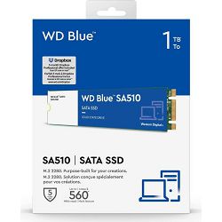 WD SSD 1TB M.2 Blue SA510 SATA, WDS100T3B0B