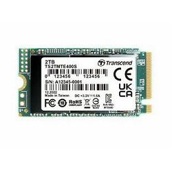 Transcend SSD MTE400S 2TB M.2 42mm, 2242, PCIe gen3 x4, TS2TMTE400S