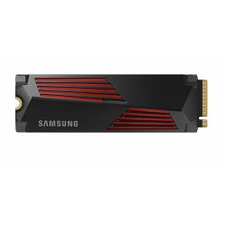 Samsung SSD 4TB 990 PRO Heatsink M.2, PCIe 4.0 x4, MZ-V9P4T0CW, 2.4PB TBW, Heatsink