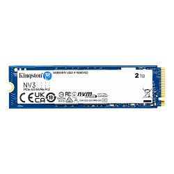 Kingston SSD 2TB, NV3,  M.2 2280 NVMe PCIe 4.0 x4 NVMe, SNV3S/2000G