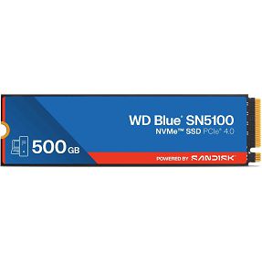 WD SSD SN5100 Blue 500GB, NVMe, PCIe 4.0, WDS500G5B0E-00CPE0