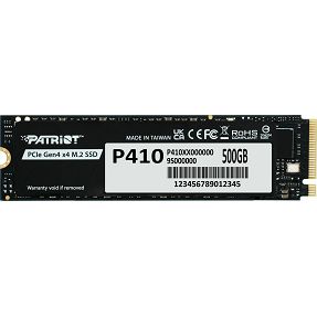 Patriot SSD 500GB, P410, M.2 NMVe, Gen4 x4, P410P500GM28H