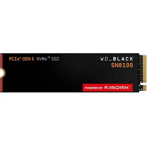 WD SSD 4TB M.2 Black SN8100 NVMe, PCIe 5.0 x4, WDS400T1X0M-00CMT0