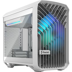 Fractal Mini ITX Design Torrent Nano White RGB TG Clear Tint,  FD-C-TOR1N-05