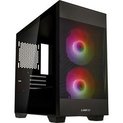 Lian Li Mini Tower LANCOOL 205M Mesh, glass window, Black, 4718466012128