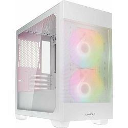 Lian Li Mini Tower LANCOOL 205M Mesh, glass window, White, 4718466012135