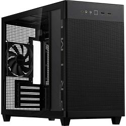 Asus Mini Tower Prime AP201 Mesh, Black, glass window, 90DC00G0-B39010