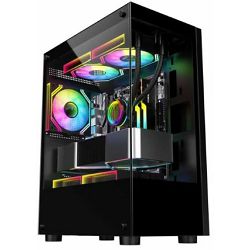 Naviatec Mini Tower MARINER TG Gaming 3xARGB ventilators