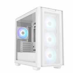 Asus Mini Tower A21 Plus, ARGB, White, glass window, 90DC00H3-B19010