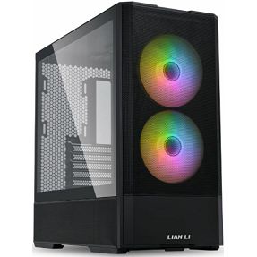 Lian Li Midi Tower LANCOOL 207, A-RGB, glass window, Black,  LAN207RX, 4718466015839