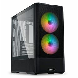 Lian Li Midi Tower LANCOOL 207, glass window, Black, 4718466015839
