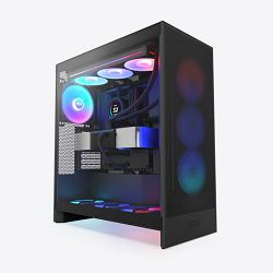 NZXT Midi Tower H7 Flow RGB 2024 Black, CM-H72FB-R1