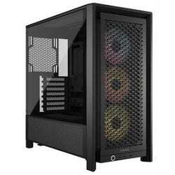 Corsair Midi Tower Frame 4000D RS ARGB, glass window, Black, CC-9011296-WW