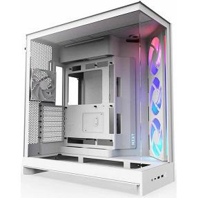 NZXT Midi Tower H9 Flow RGB (2025) White Window, CM-H92FW-R1