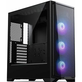 Phanteks Midi Tower Eclipse G370A Black, D-RGB, glass window, PH-EC370A_DBK01