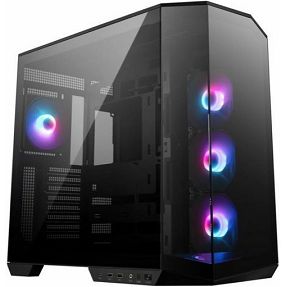 MSI Midi Tower MAG Pano 100R PZ, Black, 4xARGB ventilators, 306-7G26R21-HH9
