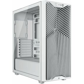 Corsair Midi Tower 3200D RS Performance, glass window, White, CC-9011335-WW