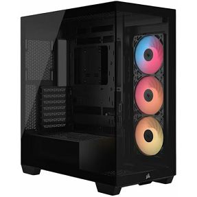 Corsair Midi Tower Frame 3500X RS-R ARGB, glass window, Black, CC-9011322-WW