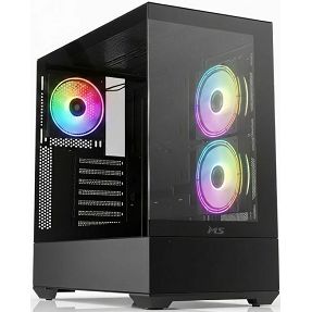 MS Midi Tower ARMOR V740, Gaming, Black, MSC10053