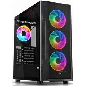 MS Midi Tower FIGHTER V340, Gaming, Black, MSC10057