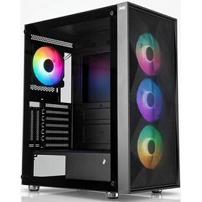 MS Midi Tower FIGHTER V345, Gaming, Black, MSC10058