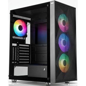 MS Midi Tower FIGHTER V345, Gaming, Black, MSC10058