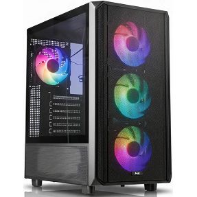 MS Midi Tower FIGHTER V335, Gaming, Black, MSC10056