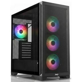 MS Midi Tower ARMOR V735, Gaming, Black, MSC10052