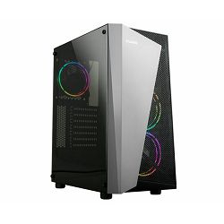 Zalman Midi Tower S4 Plus, acrylic window, RGB Black