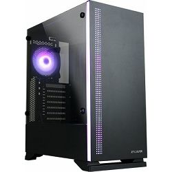 Zalman Midi Tower S5 RGB, glass window Black