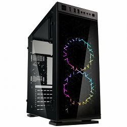 Kolink Midi Tower Inspire K1 RGB, acrylic window, Black, 5999094002760