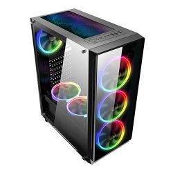 NaviaTec Midi Tower VORTEX V3 TG Gaming RGB