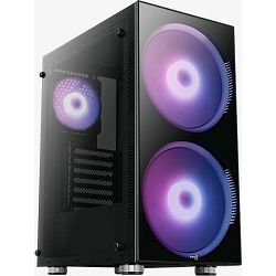 Aerocool Midi Tower Python RGB Black, ACCM-PB15033.11, 4718009158689