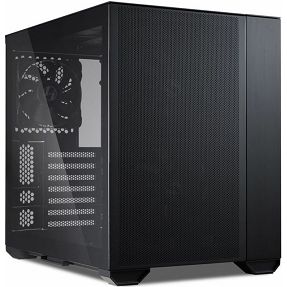 Lian Li Midi Tower O11 Air Mini, glass window, Black, PC-O11AMX, 4718466010681