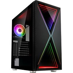 Kolink Midi Tower VOID X, glass window, ARGB, Black, 5999094003903