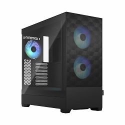 Fractal Midi Tower Design Pop Air RGB Black TG Clear Tint, FD-C-POR1A-06