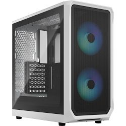 Fractal Midi Tower Design Focus 2 RGB White TG Clear Tint, FD-C-FOC2A-04