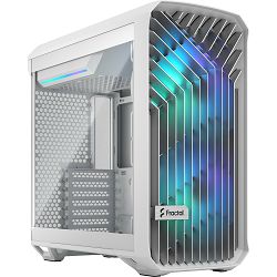 Fractal Midi Tower Design Torrent Compact White RGB TG Clear Tint, FD-C-TOR1C-05