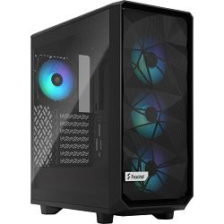 Fractal Midi Tower Design Meshify 2 Compact Lite RGB Black TG Light, FD-C-MEL2C-05